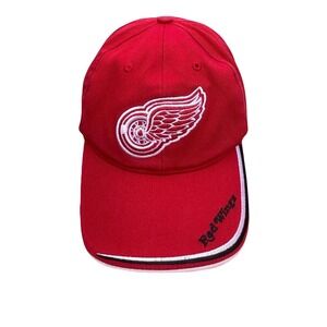 Vintage Detroit Red Wings NHL Adjustable‎ Dad Hat Cap Twins Enterprise